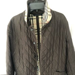 Burberry Chocolate Brown Padded Classic Jacket